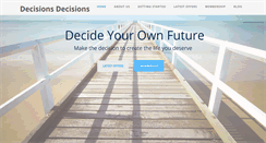 Desktop Screenshot of decisions-decisions.com